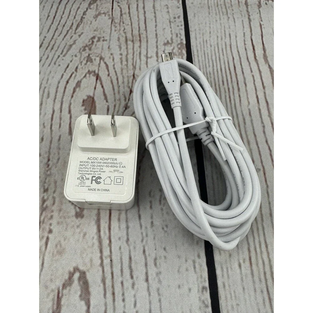 Rollease Acmeda 12' Micro B Male Extension Cable & AC Adapter White NEW